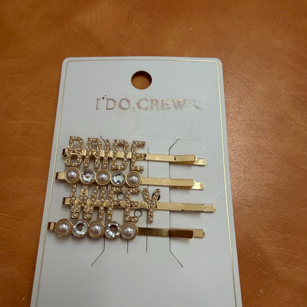 I Do Crew - Bride & Wifey Hair Pins Set
